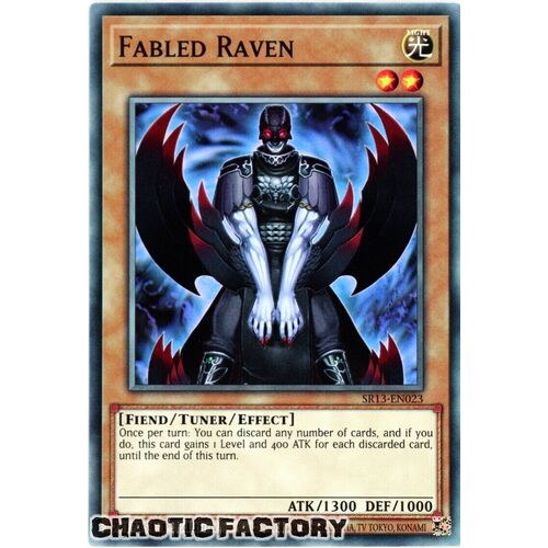 SR13-EN023 Fabled Raven Common 1st Edition NM
