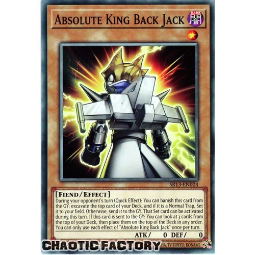 SR13-EN024 Absolute King Back Jack Common 1st Edition NM