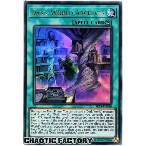 SR13-EN026 Dark World Archives Ultra Rare 1st Edition NM