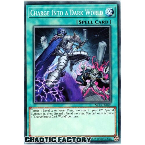 SR13-EN028 Charge Into a Dark World Common 1st Edition NM