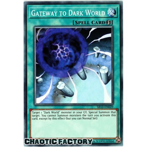 SR13-EN029 Gateway to Dark World Common 1st Edition NM