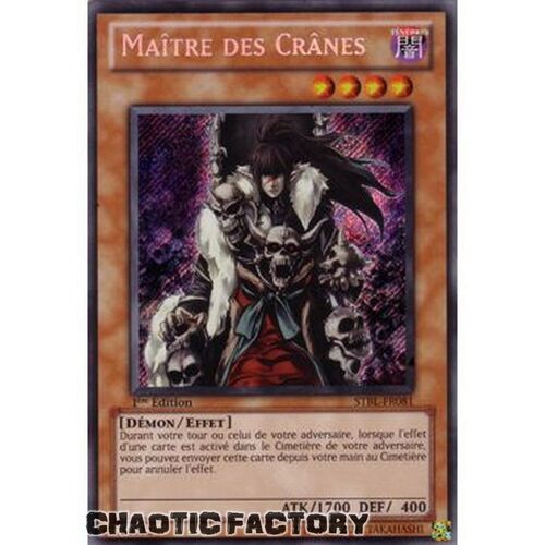 STBL-FR081 Maître des Crânes Skull Meister Secret Rare 1st Edition LP