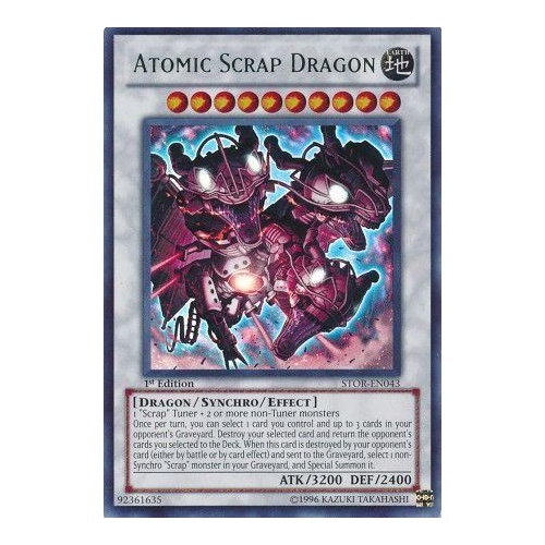 STON-EN043 Atomic Scrap Dragon Ultra Rare 1st Edition NM