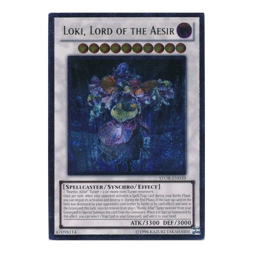 Ultimate Rare - Loki, Lord of the Aesir - STOR-EN039 Unlimited NM