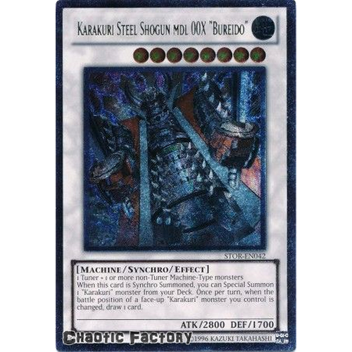 Ultimate Rare - Karakuri Steel Shogun mdl 00X "Bureido" - STOR-EN042 Unlimited LP