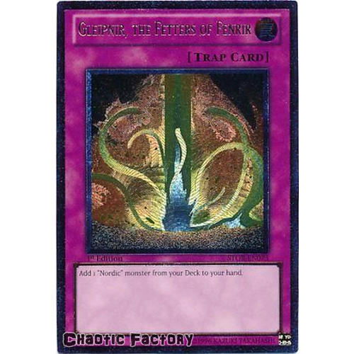 Ultimate Rare - Gleipnir, the Fetters of Fenrir - STOR-EN073 1st Edition NM