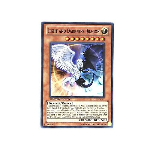 Light and Darkness Dragon STOR-ENSE1 Super Rare Limited Edition NM