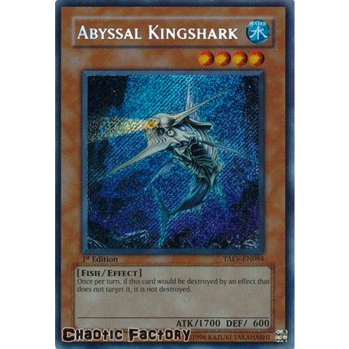 Abyssal Kingshark - TAEV-EN084 - Secret Rare 1st Edition NM