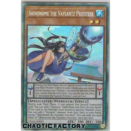 Collectors Rare TAMA-EN001 Shinonome the Vaylantz Priestess 1st Edition NM