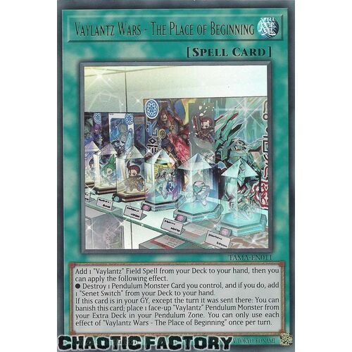 TAMA-EN011 Vaylantz Wars - The Place of Beginning Ultra Rare 1st Edition NM