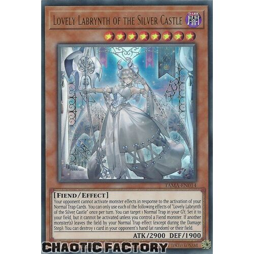 TAMA-EN014 Lovely Labrynth of the Silver Castle Ultra Rare 1st Edition NM