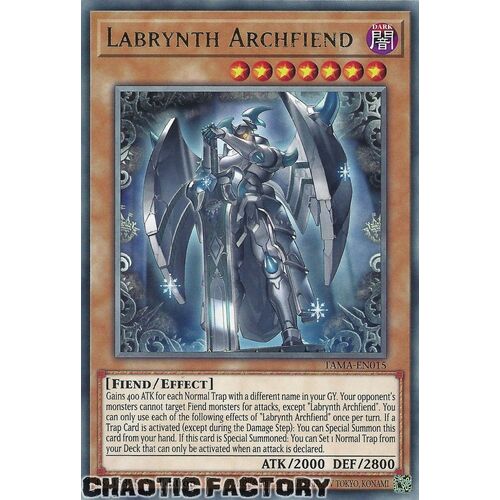 TAMA-EN015 Labrynth Archfiend Rare 1st Edition NM
