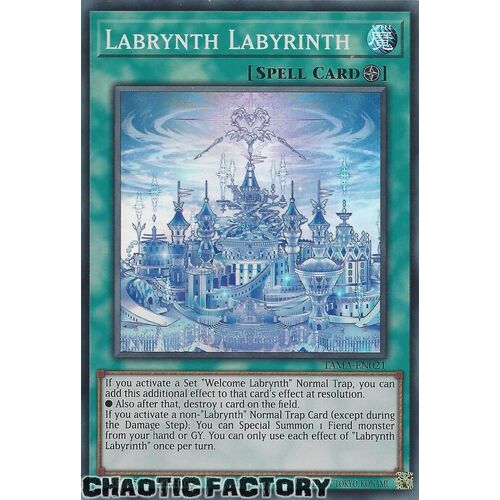 TAMA-EN021 Labrynth Labyrinth Super Rare 1st Edition NM