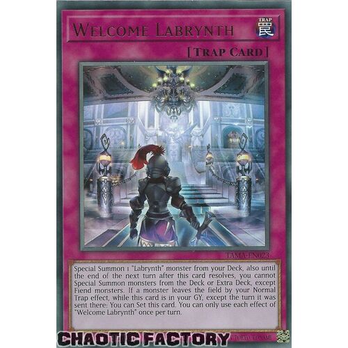 TAMA-EN023 Welcome Labrynth Ultra Rare 1st Edition NM