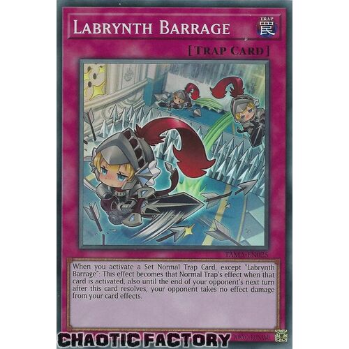 TAMA-EN025 Labrynth Barrage Super Rare 1st Edition NM