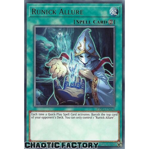 TAMA-EN028 Runick Allure Rare 1st Edition NM