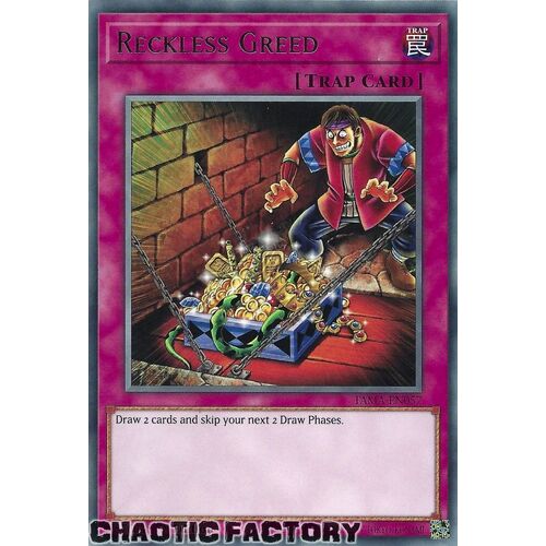 TAMA-EN057 Reckless Greed Rare 1st Edition NM