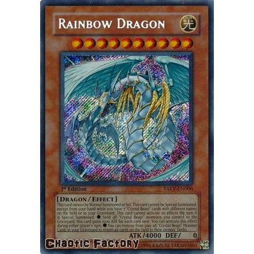 Rainbow Dragon - TAEV-EN006 - Secret Rare 1st Edition NM