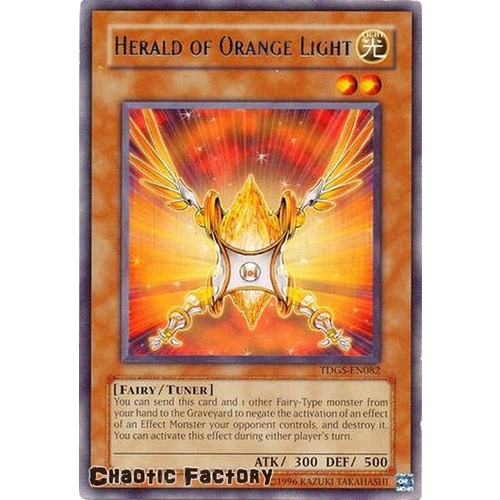 Herald of Orange Light - TDGS-EN082 - Rare Unlimited NM