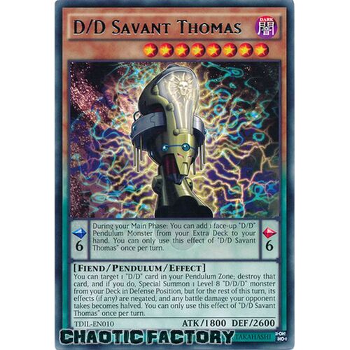 TDIL-EN010 D/D Savant Thomas Rare Unlimited Edition NM