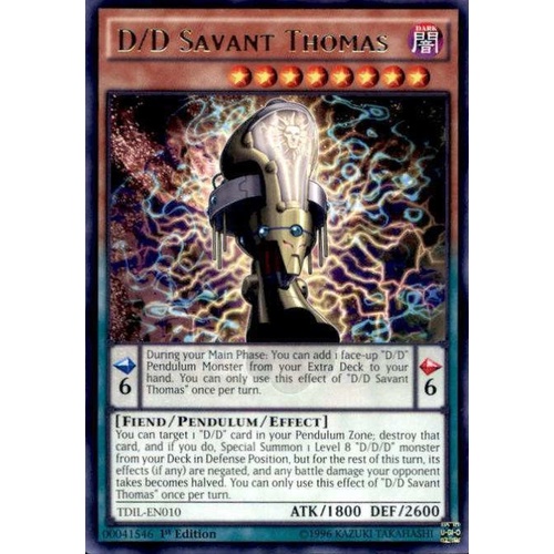 D/D Savant Thomas TDIL-EN010 Rare 1st Edition Near Mint