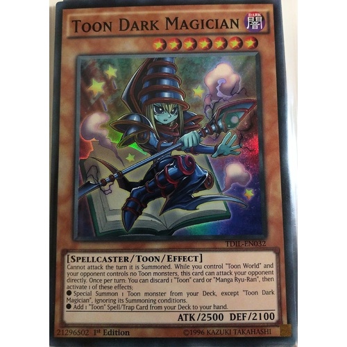 Toon Dark Magician TDIL-EN032 Super Rare 1st Edition NM