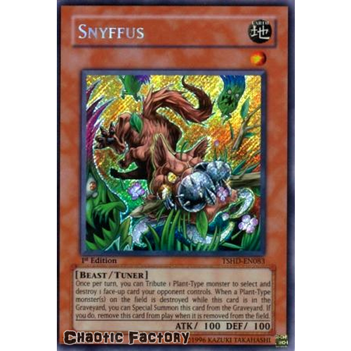 Snyffus - TSHD-EN083 - Secret Rare 1st Edition NM
