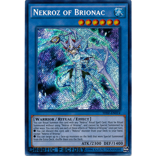 Nekroz of Brionac - THSF-EN014 - Secret Rare 1st Edition NM
