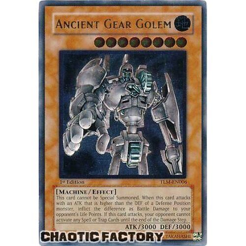 Ultimate Rare - Ancient Gear Golem - TLM-EN006 1st Edition LP