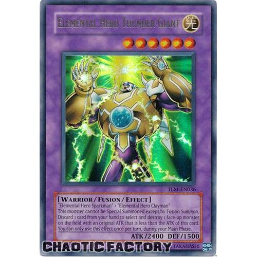 TLM-EN036 Elemental Hero Thunder Giant Ultra Rare Unlimited Edition NM