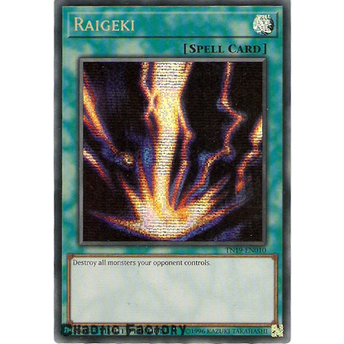 TN19-EN010 Raigeki Prismatic Secret Rare Limited Edition NM