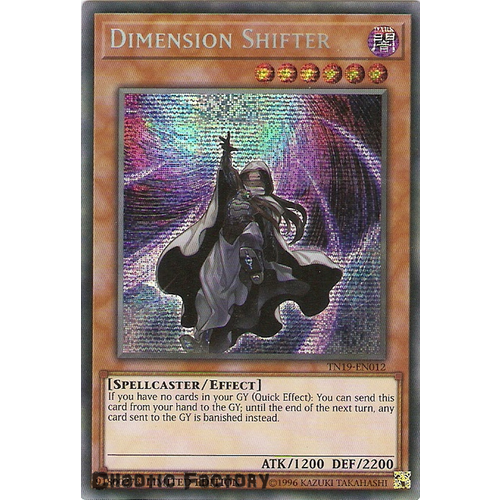 TN19-EN012 Dimension Shifter Prismatic Secret Rare Limited Edition NM