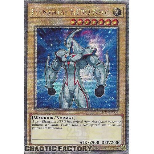 TN23-EN006 Elemental HERO Neos Quarter Century Secret Rare 1st Edition NM