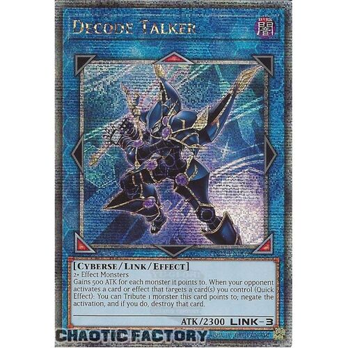 TN23-EN009 Decode Talker Quarter Century Secret Rare 1st Edition NM