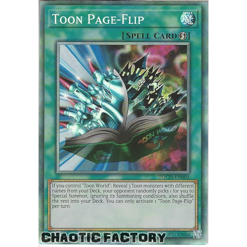 Toon Page-Flip TOCH-EN004 Collectors Rare Unlimited Edition NM/VLP