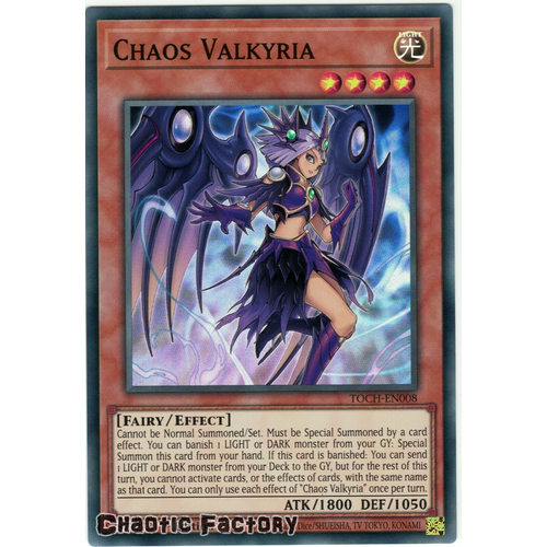 TOCH-EN008 Chaos Valkyria Super Rare Unlimited Edition NM