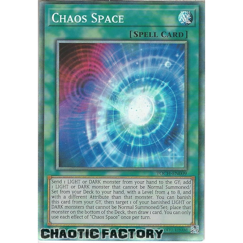 Chaos Space TOCH-EN009 Collectors Rare Unlimited Edition NM/VLP
