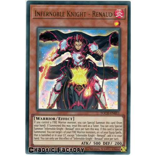 TOCH-EN011 Infernoble Knight - Renaud Ultra Rare Unlimited Edition NM