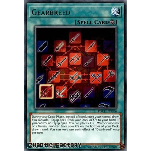 TOCH-EN016 Gearbreed Rare 1st Edition NM