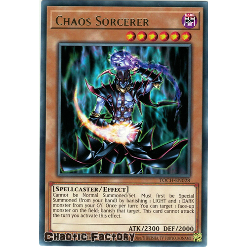 TOCH-EN028 Chaos Sorcerer Rare 1st Edition NM