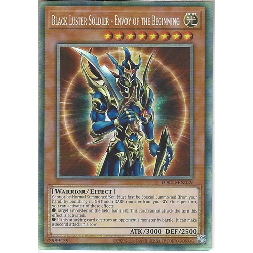 Black Luster Soldier - Envoy of the Beginning TOCH-EN029 Collectors Rare UNL Edition NM/VLP
