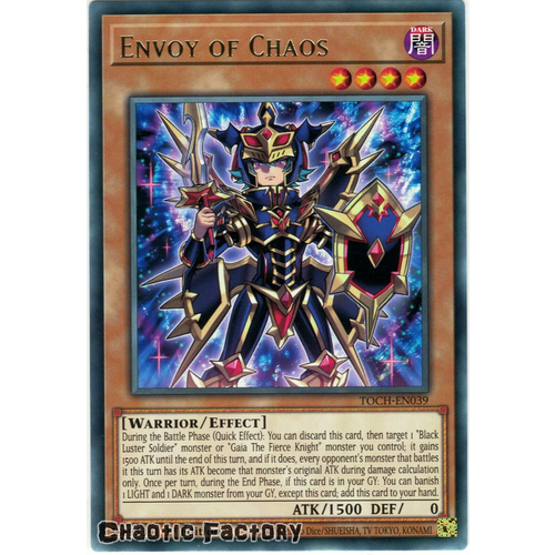 TOCH-EN039 Envoy of Chaos Rare 1st Edition NM
