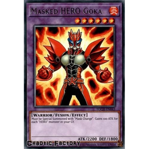 TOCH-EN043 Masked HERO Goka Rare 1st Edition NM