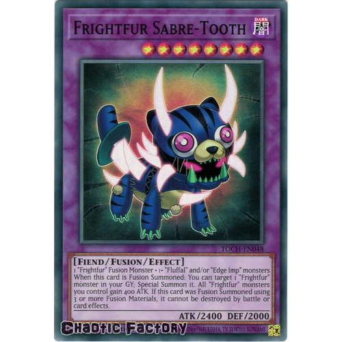TOCH-EN048 Frightfur Sabre-Tooth Super Rare 1st Edition NM