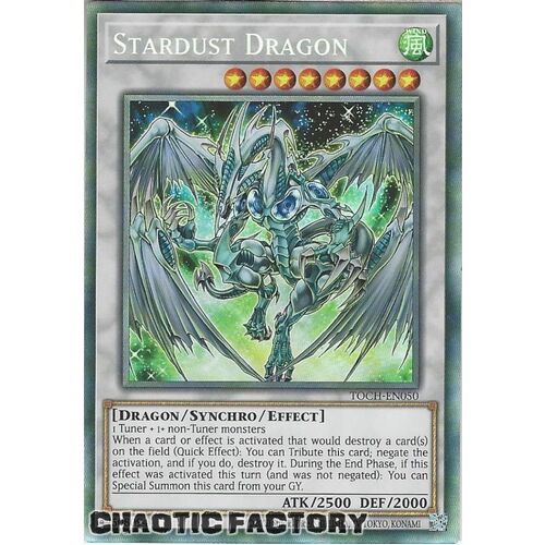 Stardust Dragon TOCH-EN050 Collectors Rare Unlimited Edition NM/VLP