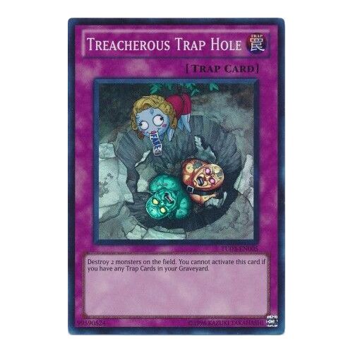 Treacherous Trap Hole - TU03-EN005 - Super Rare LP