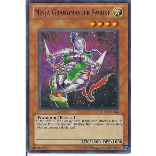 TU07-EN002 Ninja Grandmaster Sasuke Super rare NM