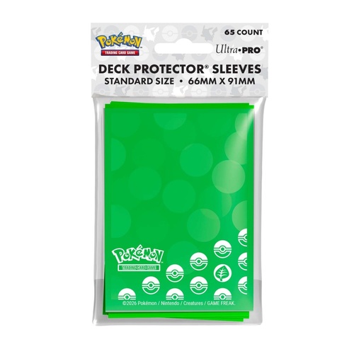 Ultra Pro Pokemon TCG - Energy 65ct Deck Protector Sleeves Grass Type