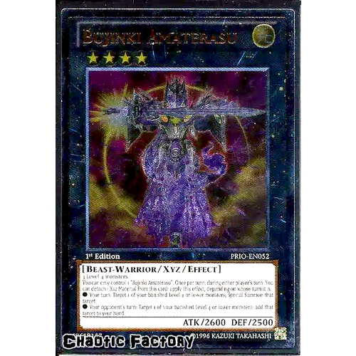 Ultimate Rare - Bujinki Amaterasu - PRIO-EN052 1st Edition NM