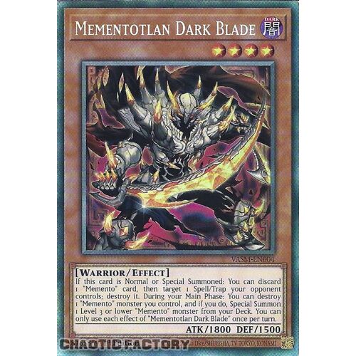 COLLECTORS RARE VASM-EN004 Mementotlan Dark Blade 1st Edition NM